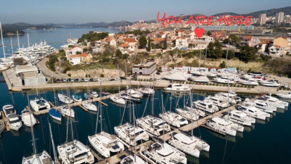 Luxury Apartment Vista Del Mare Шибеник Экстерьер фото